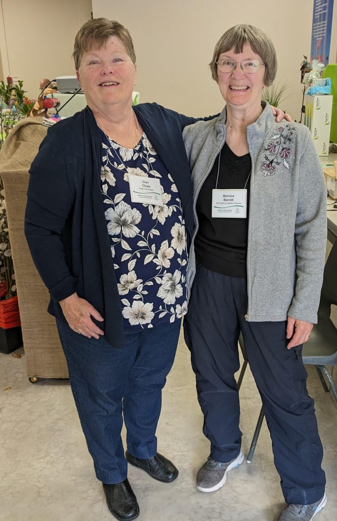 Bernice Barrett and Dian Chut