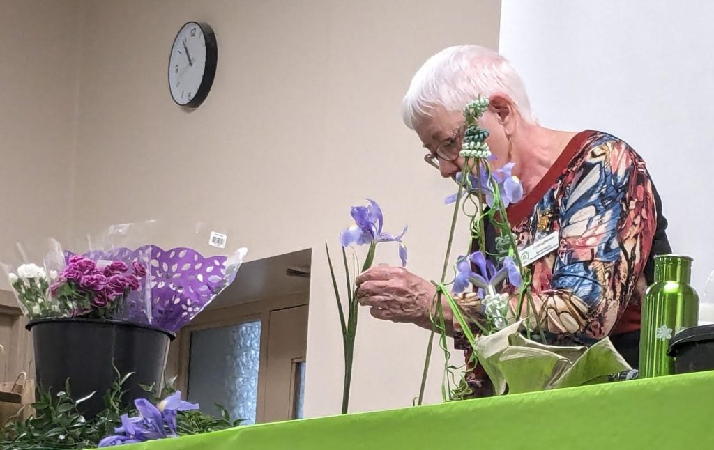Flower arranging